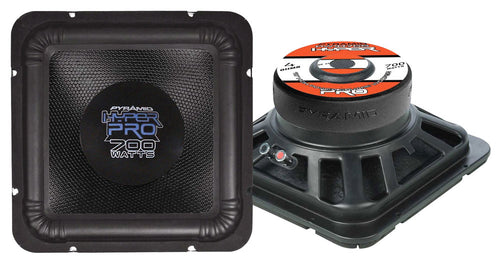 Pyle 12 Inch Square Subwoofer 12'' Low Profile Car Subwoofer 1200 Watt