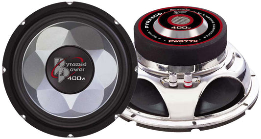 5" Chrome Woofer 100 Watts, Chrome Finish