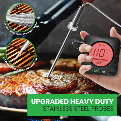 product image number 8 for NutriChef Wireless Bt Bbq Digital Thermometer