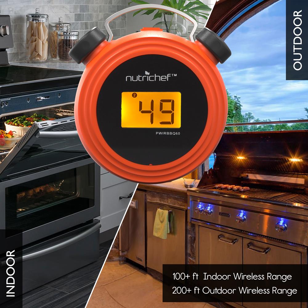 product image number 3 for NutriChef Bluetooth Wireless Bbq Digital Thermomet
