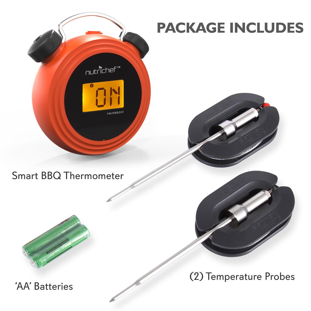 product image number 7 for NutriChef Bluetooth Wireless Bbq Digital Thermomet