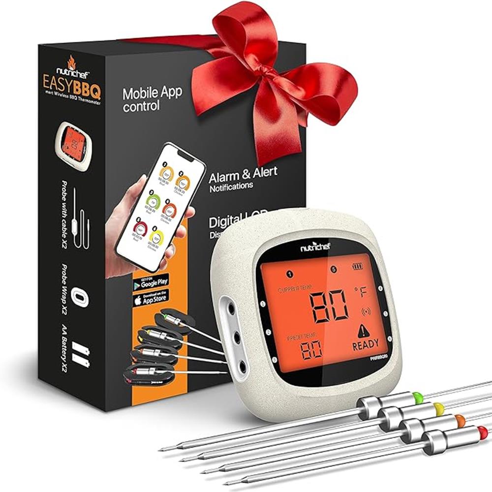 NutriChef Bluetooth Meat Thermometer