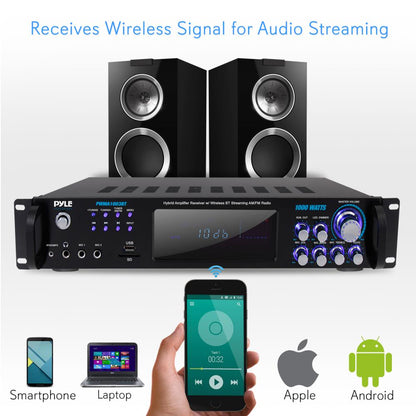 product image number 5 for Pyle Bluetooth Home Theater Hybrid Amplifier