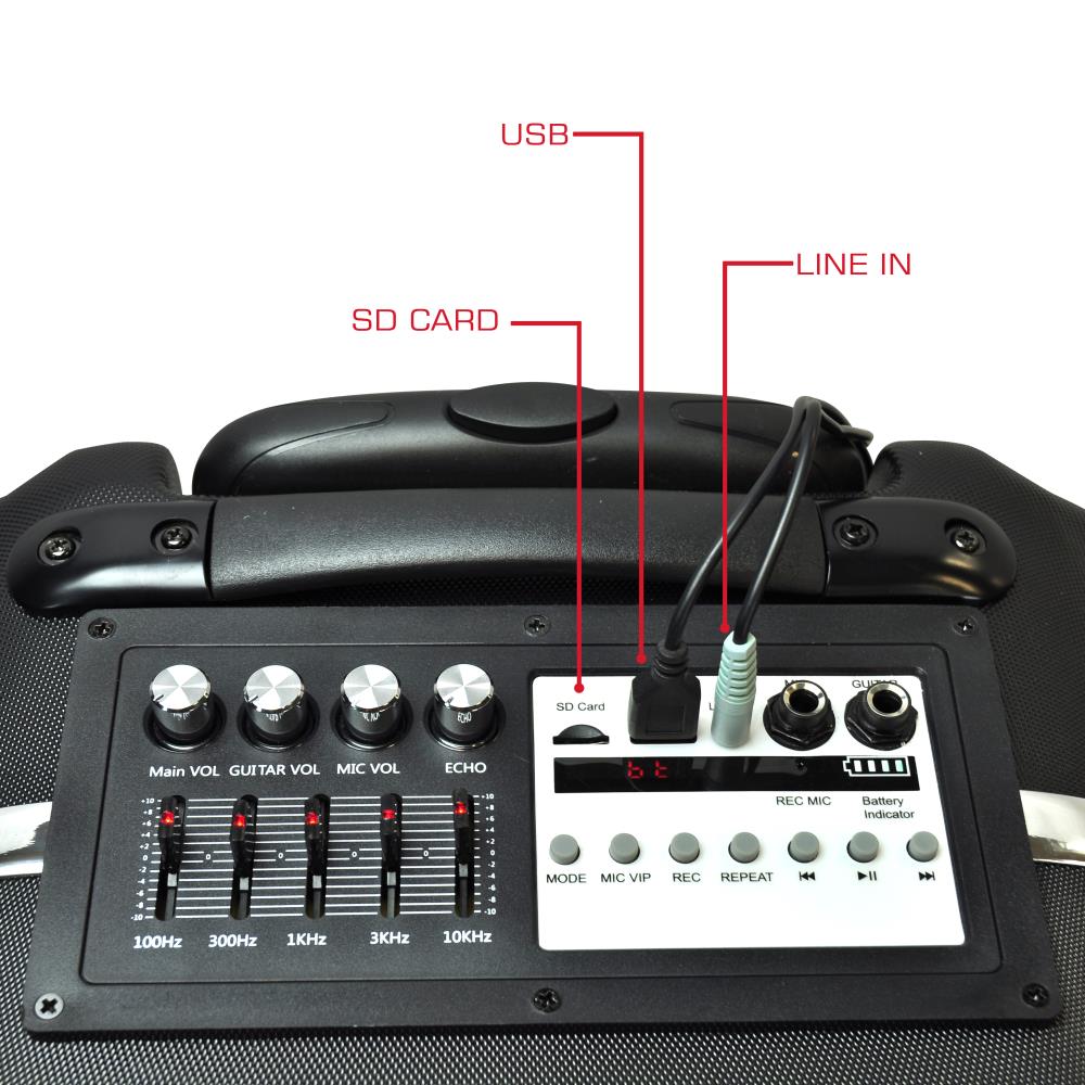 product image number 4 for Pyle Portable Bluetooth Pa Speaker System