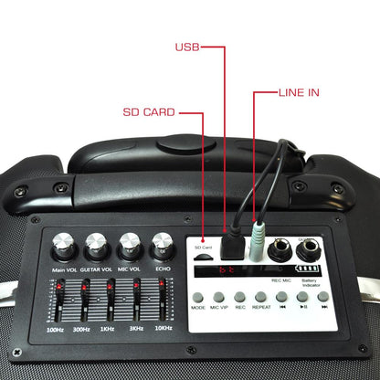 product image number 4 for Pyle Portable Bluetooth Pa Speaker System