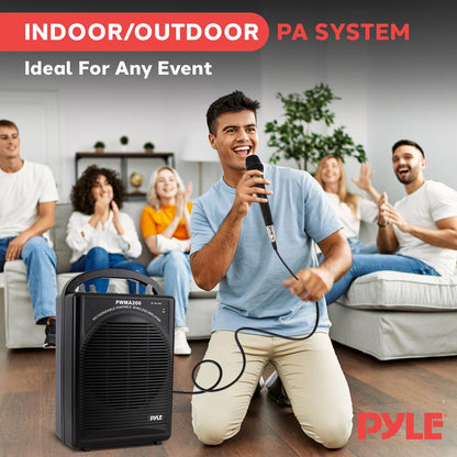 Portable PA Speaker System - Amplifies Voice - Rechargeable Battery