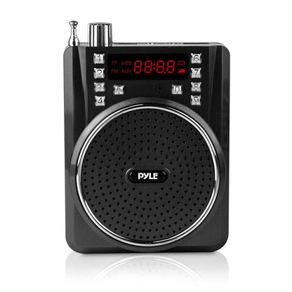 Portable Bluetooth Radio & Pa Speaker System, Compact Headset Microphone Sound Amplifier