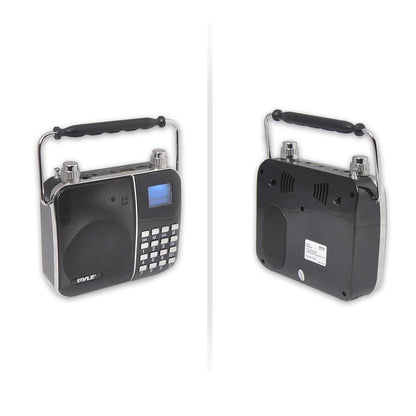 Portable Karaoke Speaker System, Sing-Along Display, Rechargeable Battery