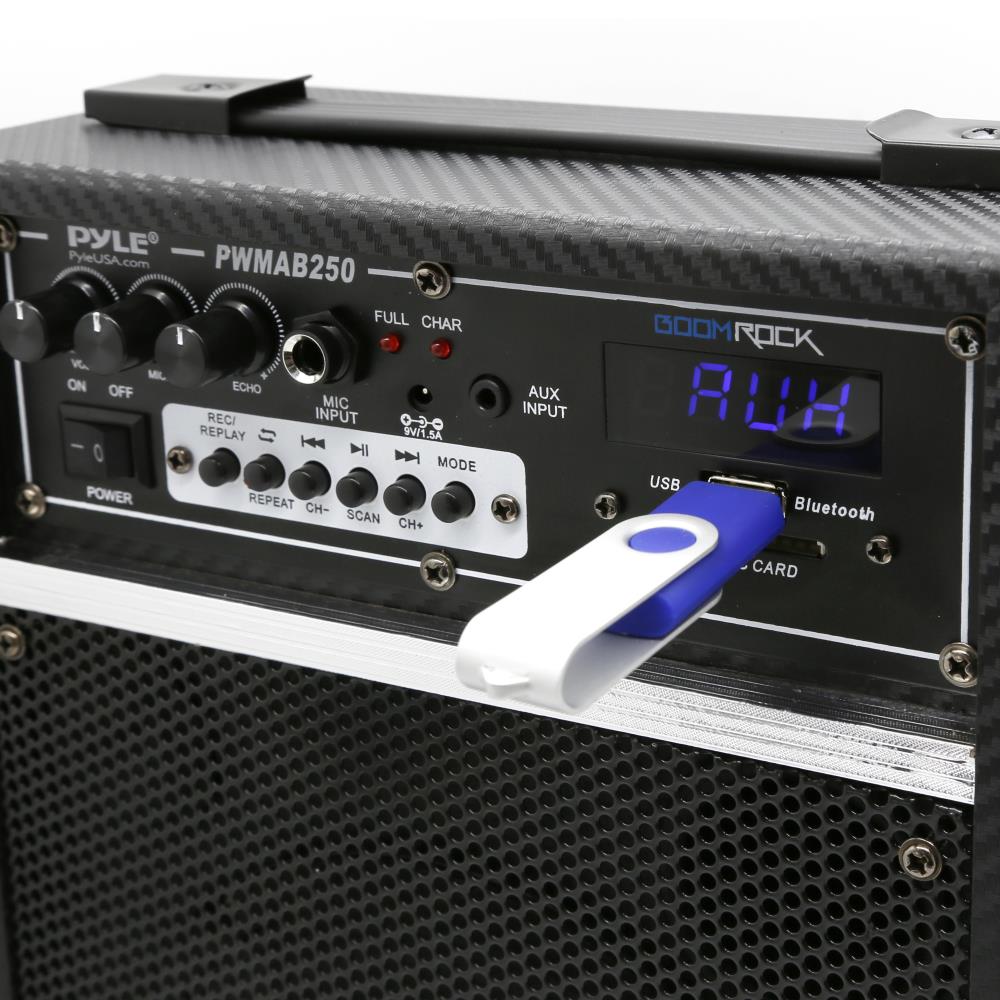 300W Portable Bluetooth PA Speaker, Rechargeable, 6.5