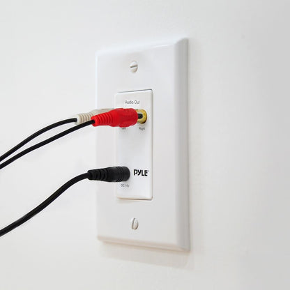 Bluetooth Wall Mount Receiver, Dual USB, AUX Input, Home Audio Control