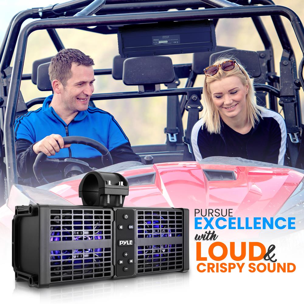 product image number 3 for Pyle Atv/Utv Powersports Soundbar System
