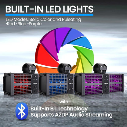 product image number 4 for Pyle Atv/Utv Powersports Soundbar System