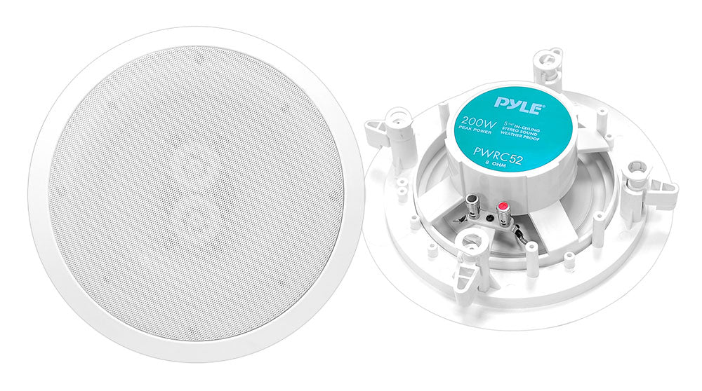 product image number 1 for Pyle 5.25'' Waterproof Home Ceiling Speaker