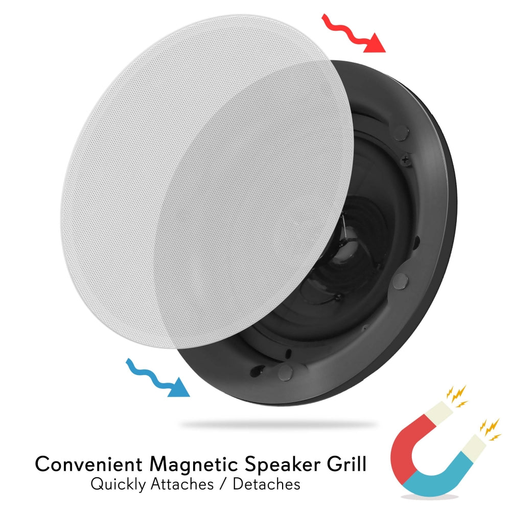 product image number 7 for Pyle 5.25’’ In-Wall/In-Ceiling 2-Way Speakers