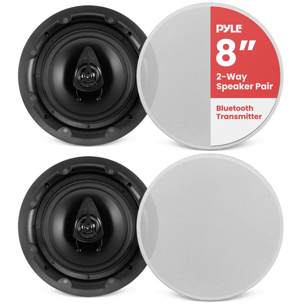 Pyle 8” In-Ceiling Weatherproof online Speaker System-lh