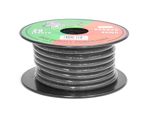 8 Awg Ofc Black Ground Wire 25 Ft Spool