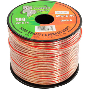 18 Awg 100 Foot Spool High Qual.Spk.Wire