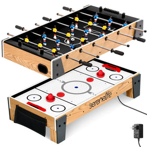 38” Table Top Air Hockey And 40” Foosbal