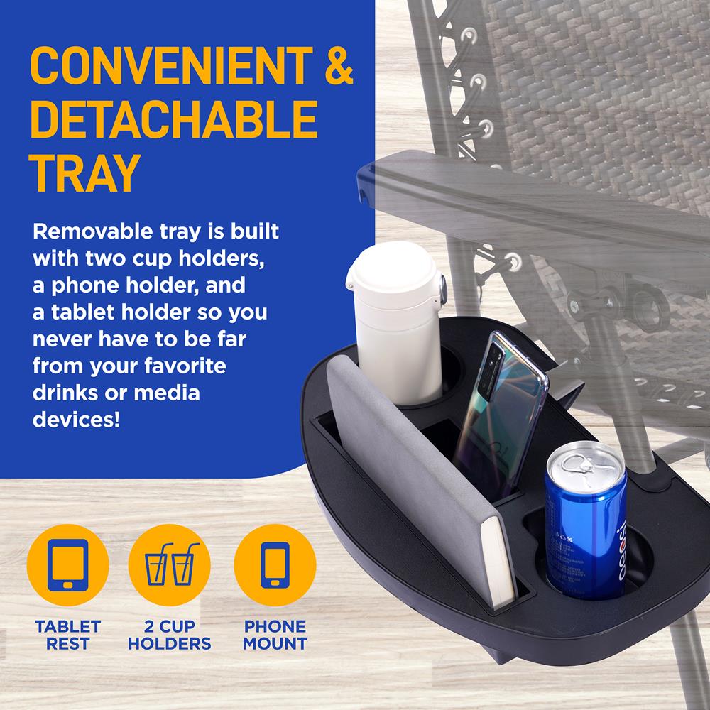 Zero Gravity Lawn Chair Set, Ultimate Comfort, Weather-Resistant