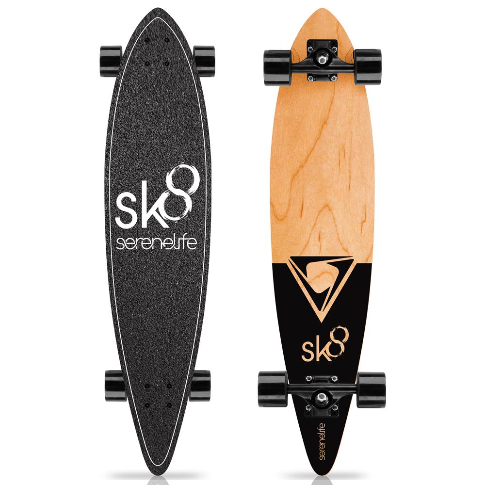 SereneLife Complete Skateboard Mini Cruiser