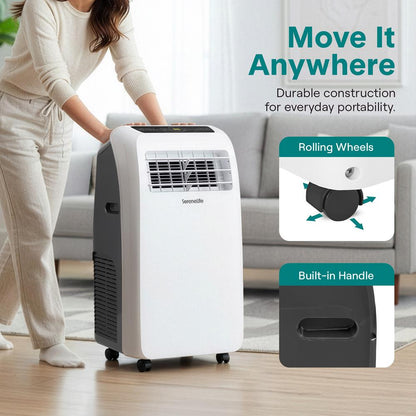 Portable Air Conditioner 10,000 BTU Efficient Cooling Dehumidifier