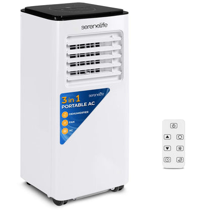 Portable Air Conditioner 8000 BTU Efficient Cooling Compact White