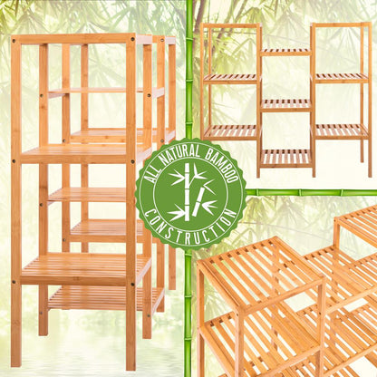 product image number 5 for SereneLife 9 Tier Adjustable Storage Shelf