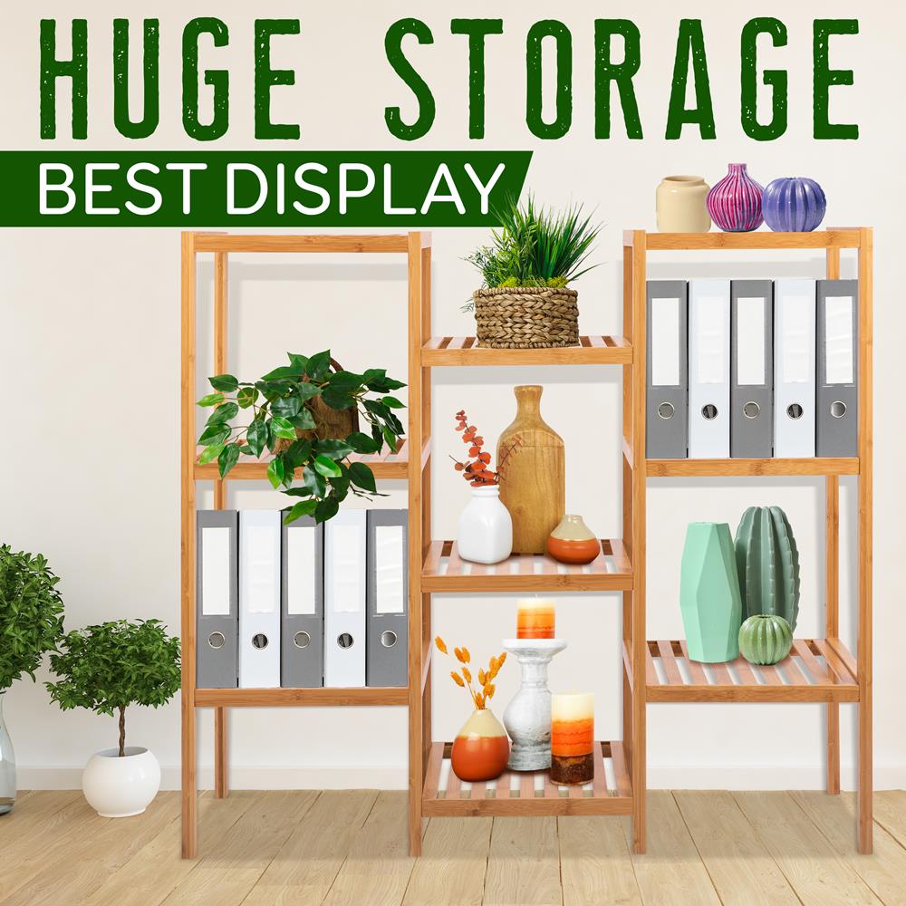 product image number 6 for SereneLife 9 Tier Adjustable Storage Shelf