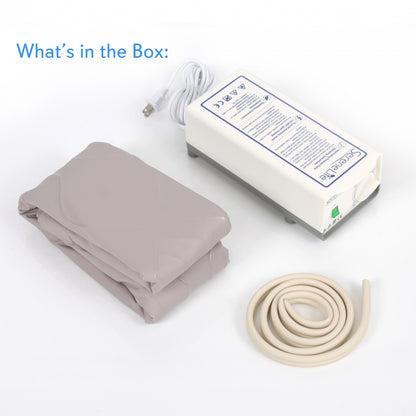 Pressure Relief Air Mattress with Pump, Medical Grade PVC, Hospital Size