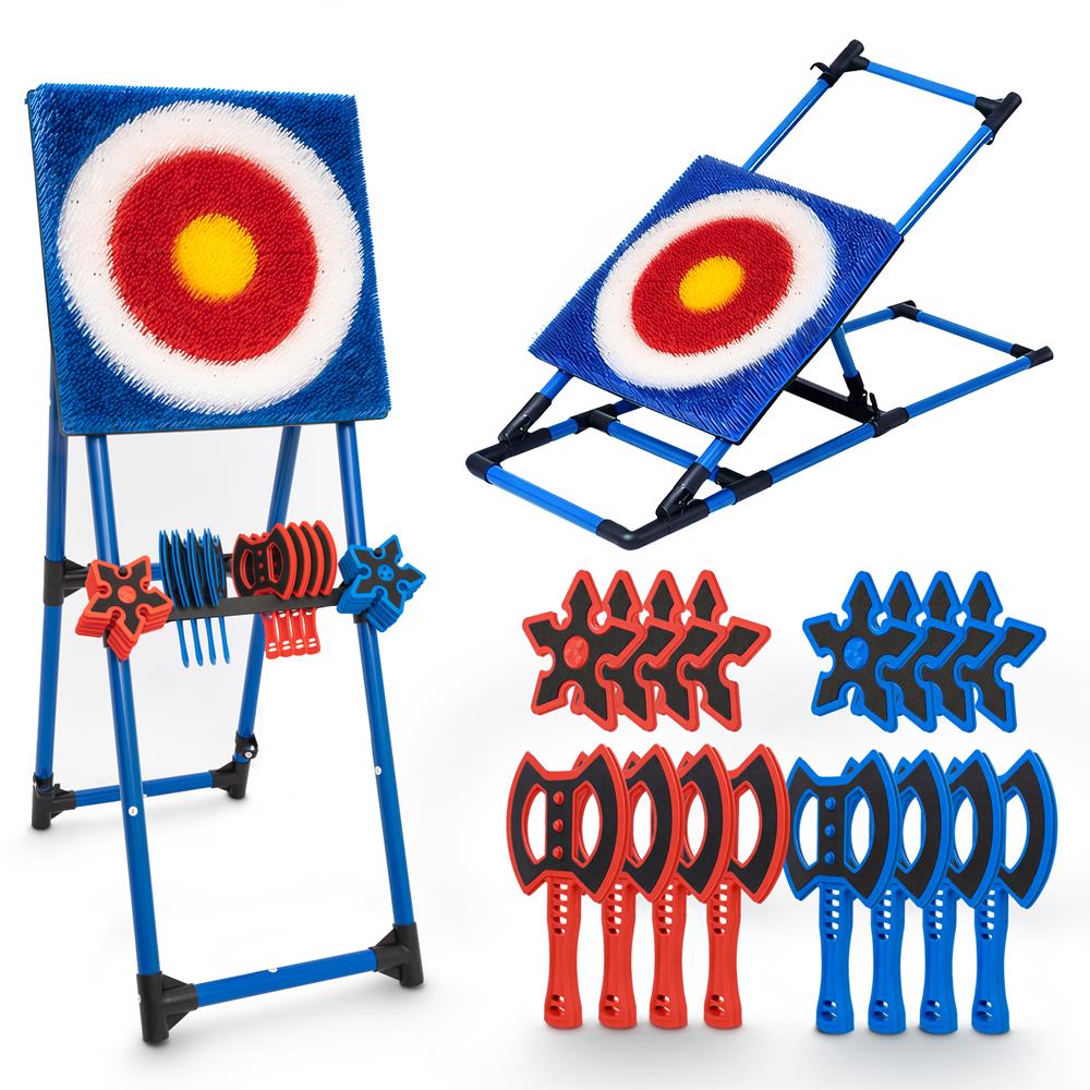 Serenelife Axe Throwing Game Set - Premium Fun And Competitive Indoor ...