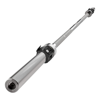 Olympic Barbell 7ft - Durable Chrome, Non-Slip Grip, 300lb Capacity