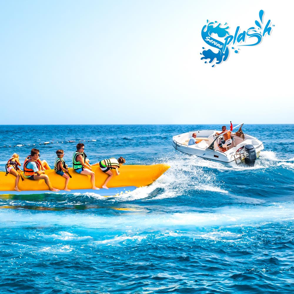 product image number 7 for SereneLife Recreational Inflatable Banana Boat