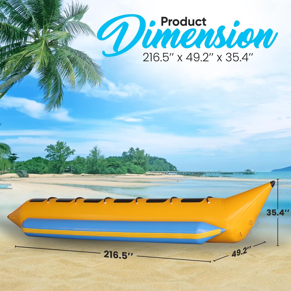 Pyle Inflatable Banana Boat - Thumbnail 2