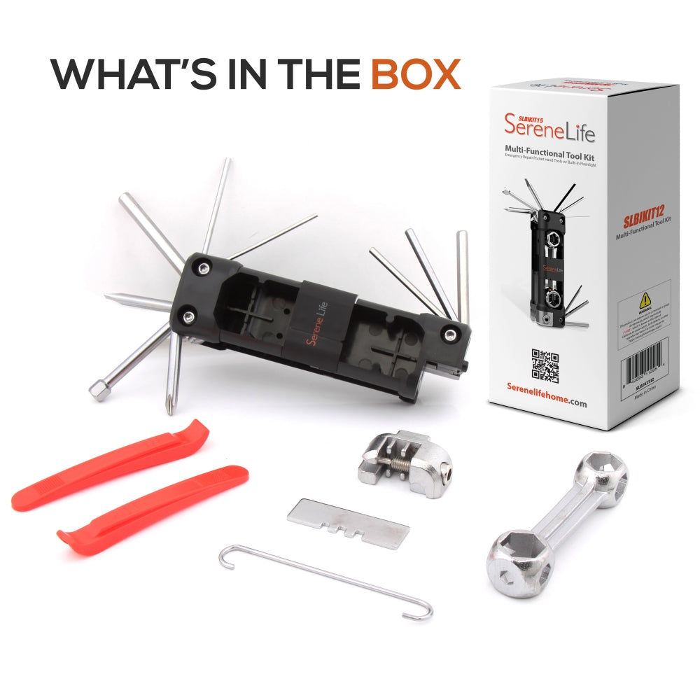 SereneLife Bicycle Repair Tool Kit - Thumbnail 3