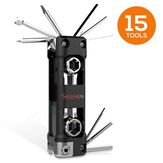 product image number 1 for SereneLife Bicycle & Flat Tire Repair Tool Kit