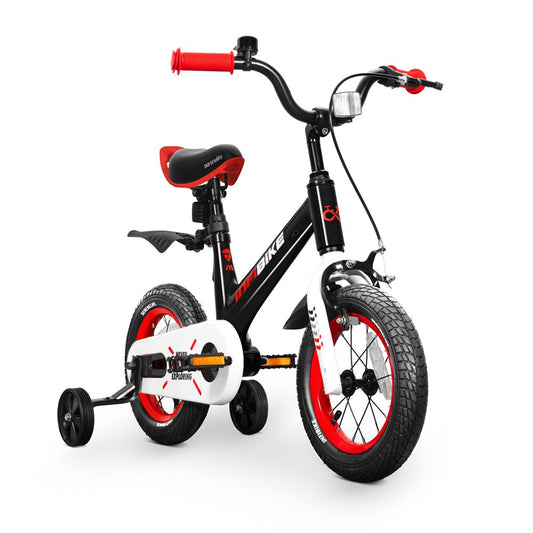 Kids' Bike 12" Safety Dual Brakes Adjustable Seat Training Wheels