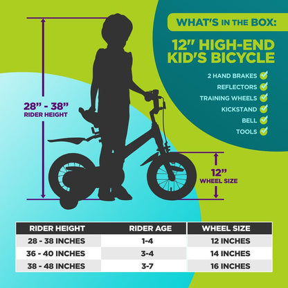 12'' High-End Kid'S Bicycle