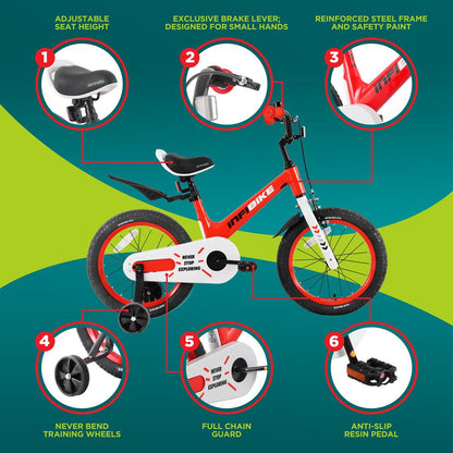 product image number 2 for SereneLife 16'' High-End Kid'S Bicycle