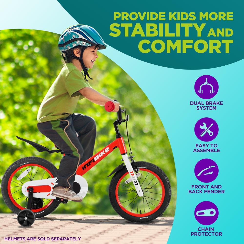 product image number 4 for SereneLife 16'' High-End Kid'S Bicycle