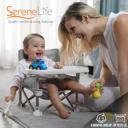 product image number 7 for SereneLife Portable Baby Booster Feeding Chair