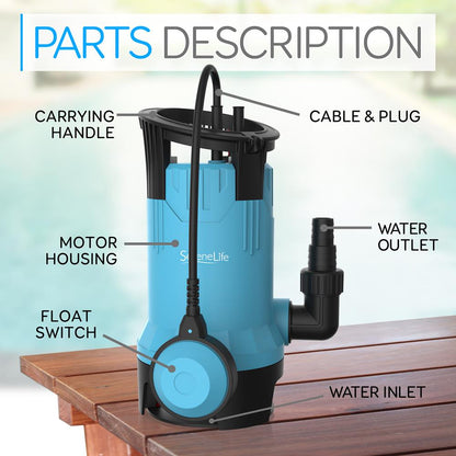 product image number 7 for SereneLife Electric Submersible Pump