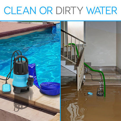 product image number 4 for SereneLife Electric Submersible Pump