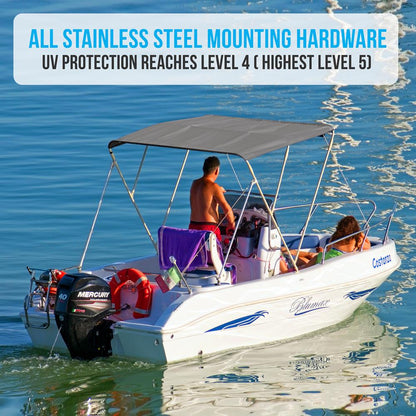 product image number 5 for SereneLife 3 Bow Bimini Top