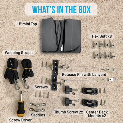 product image number 7 for SereneLife 4 Bow Bimini Top