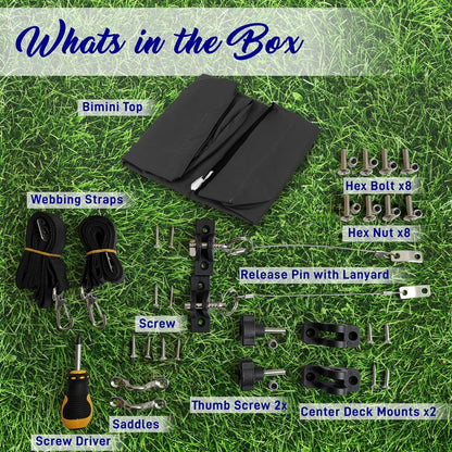 product image number 6 for SereneLife 3 Bow Bimini Top