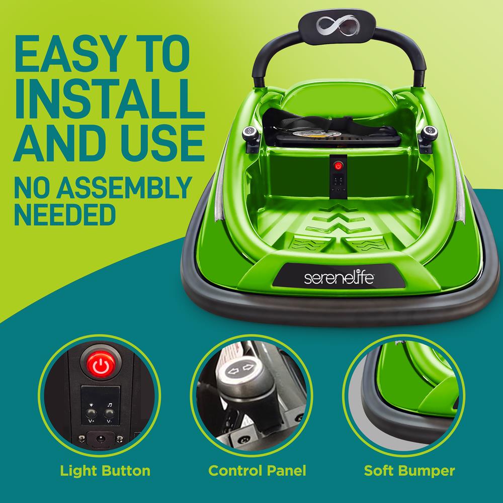 product image number 4 for SereneLife 360¬∞ Spinning Kids Bumper Car