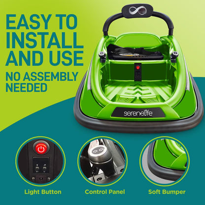 product image number 4 for SereneLife 360¬∞ Spinning Kids Bumper Car