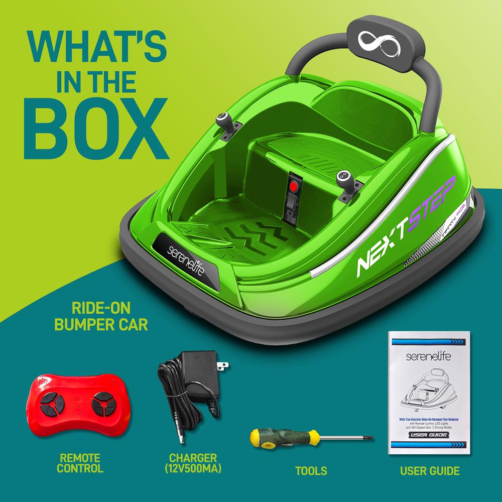 product image number 6 for SereneLife 360¬∞ Spinning Kids Bumper Car