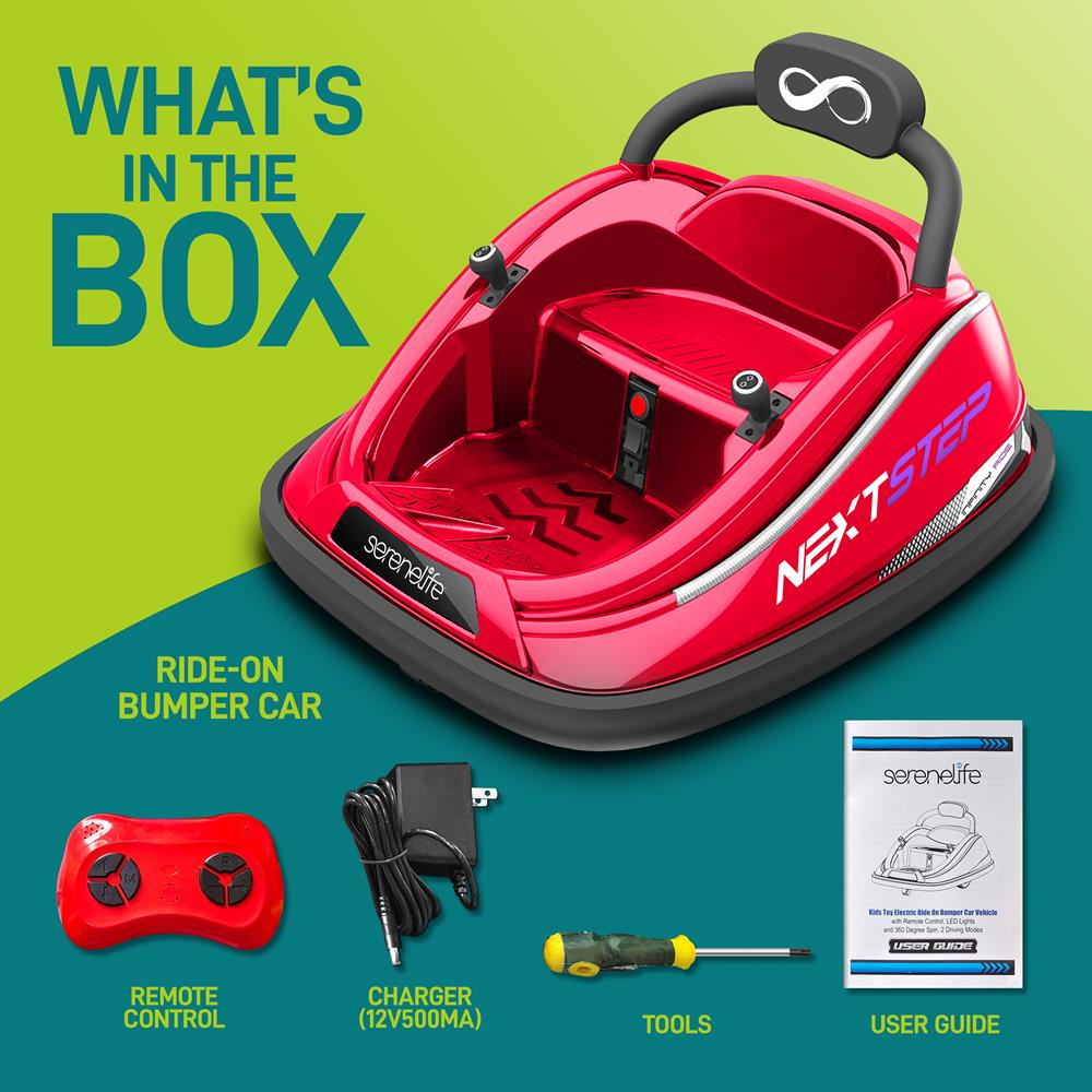 product image number 6 for SereneLife 360¬∞ Spinning Kids Bumper Car