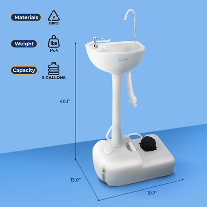 Outdoor Portable Water Faucet Station